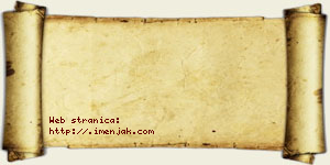 Emilija Stamenčić vizit kartica